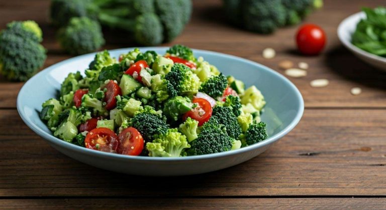 Cette version du taboulé sans semoule, avec du brocoli cru, est une bombe de nutriments