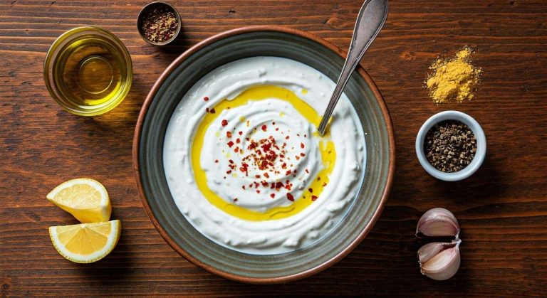 Le secret d'une sauce au yaourt et aux herbes qui ne soit pas trop liquide
