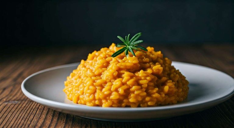 Cette version du risotto à la citrouille et au romarin est la recette la plus réconfortante de l'automne