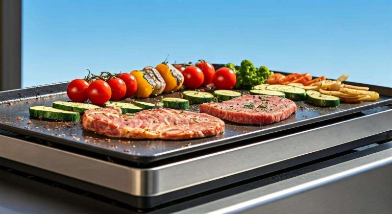 L'erreur de ne pas préchauffer la plancha, ce qui fait que tout attache