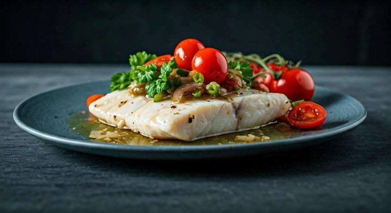 20 minutes pour ce plat de poisson blanc à la sauce vierge, un concentré de fraîcheur