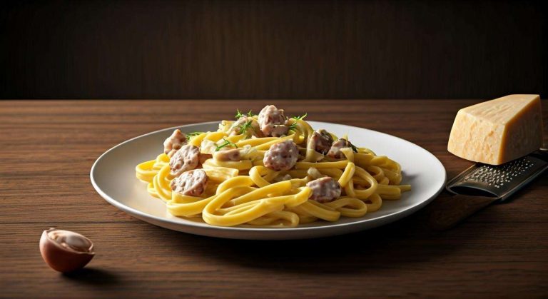 Seulement 5 ingrédients pour ce plat de pâtes crémeuses à la saucisse et au fenouil, prêt en moins de 30 minutes