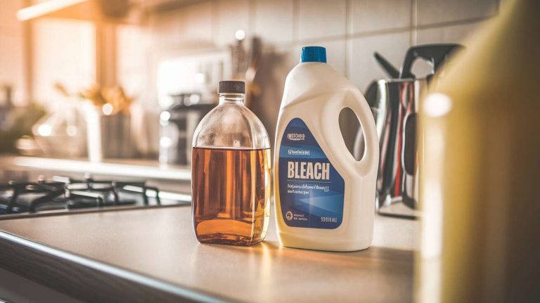 Savez-vous pourquoi on ne doit jamais mélanger du vinaigre et de l&rsquo;eau de Javel ? La réaction est très dangereuse