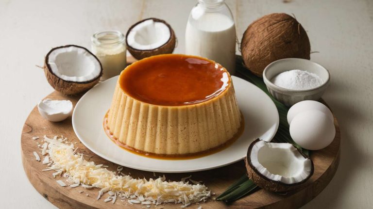 Une envie de dessert lacté ? La recette du « flan coco » antillais, un voyage express