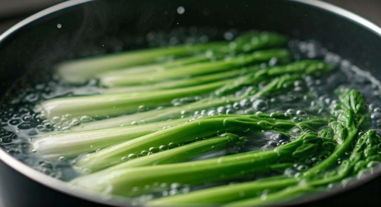 L'erreur de ne pas saler l'eau de cuisson des légumes verts, ce qui leur fait perdre leur couleur et leur croquant