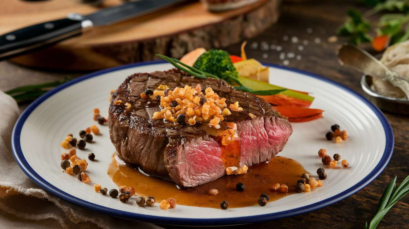 Le secret d&rsquo;une sauce au poivre qui ait vraiment du goût, c&rsquo;est de flamber les grains de poivre au cognac