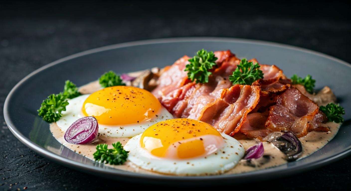 Un plat complet en 25 minutes ? Ces œufs cocotte aux champignons, lardons et crème sont parfaits