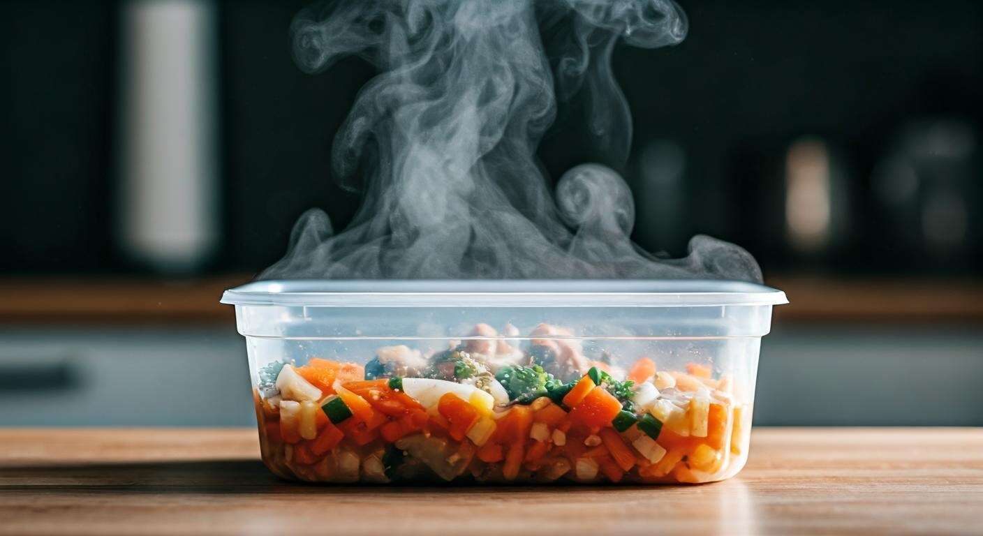 Savez-vous pourquoi on ne devrait jamais mettre d'aliments chauds dans un récipient en plastique ?