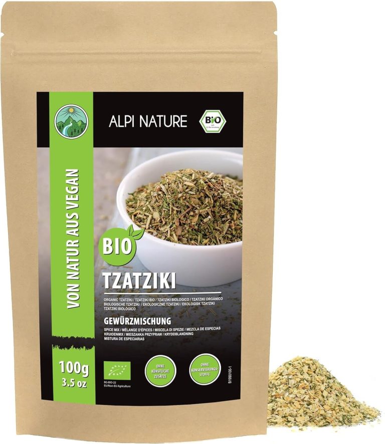 Test : assaisonnement tzatziki bio Alpi Nature 100g pour gyros et tartinades