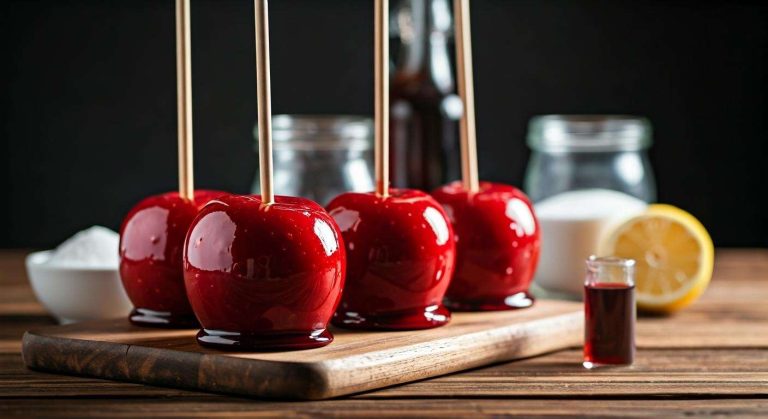 Pommes d'amour façon fête foraine : recette irrésistible