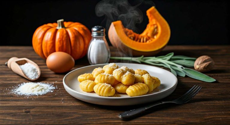 Gnocchis de potiron à la muscade et parmesan : recette gourmande