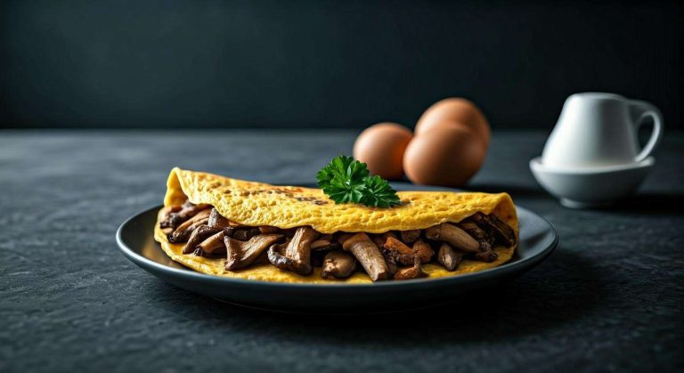 Recette d'omelette aux cèpes : simple et savoureuse