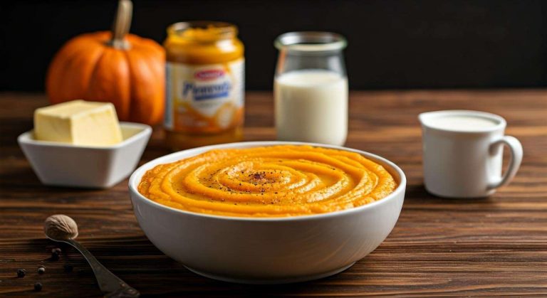 Purée de potimarron et pommes de terre à la muscade : recette gourmande