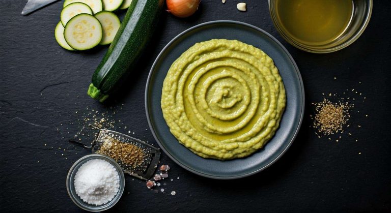 Recette de purée de courgettes savoureuse