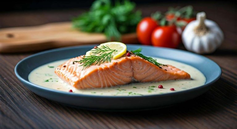 Pavé de saumon à la crème : recette gourmande
