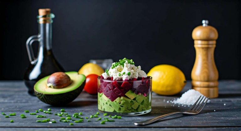 Verrine de betterave rouge et avocat : recette facile et savoureuse