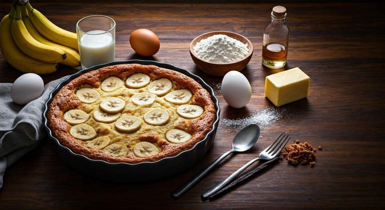 Clafoutis à la banane : recette facile et rapide