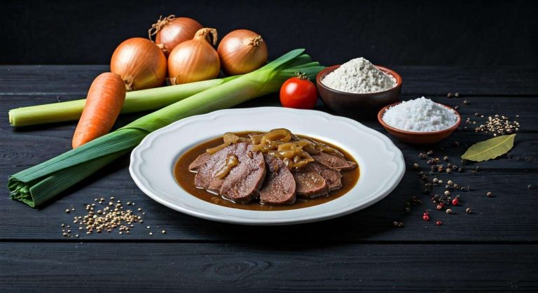 Langue de bœuf à la sauce Madère : recette traditionnelle savoureuse