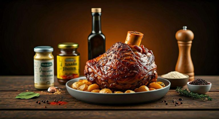 Jarret de porc au four : recette savoureuse et facile
