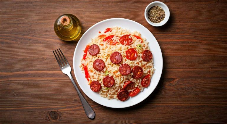 Riz au chorizo facile : recette rapide et savoureuse