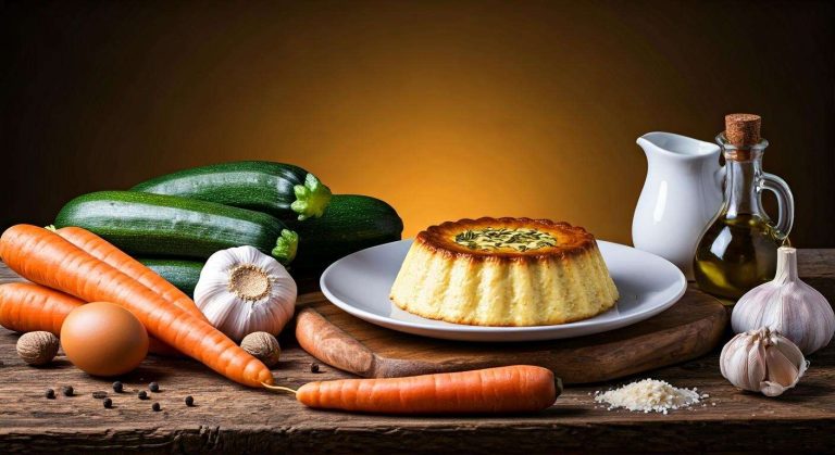 Flan de légumes : courgettes et carottes savoureux