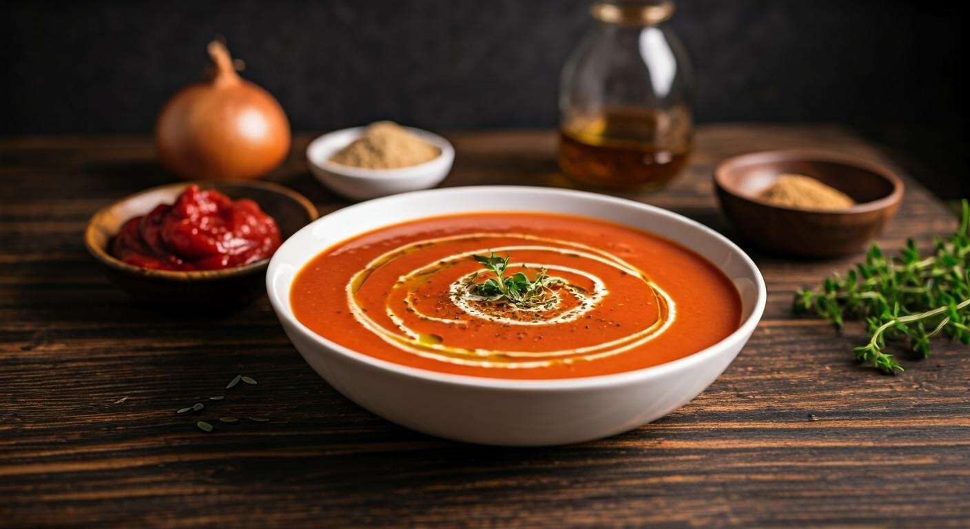 Soupe à la tomate Thermomix : recette facile et rapide