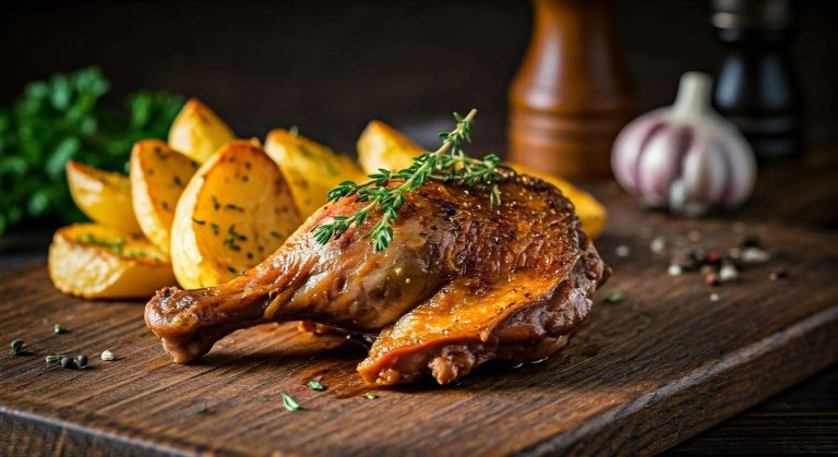 Cuisse de canard au four : recette savoureuse et facile