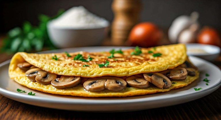 Omelette aux Champignons de Paris : recette Savoureuse et Facile