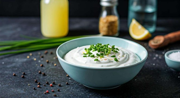 Sauce ciboulette légère au yaourt grec