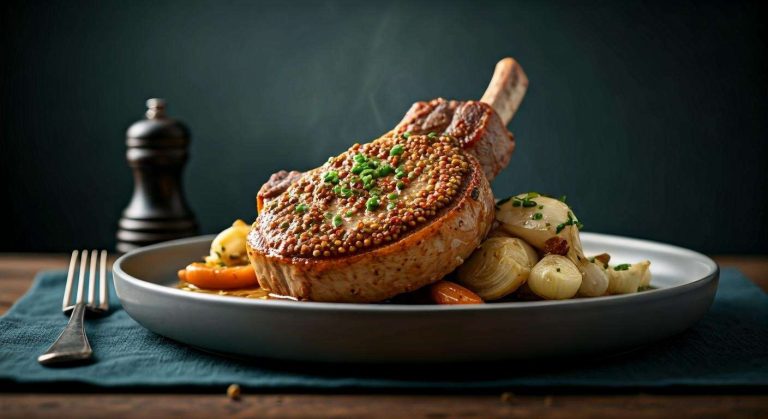 Côtes de porc à la moutarde : recette savoureuse и