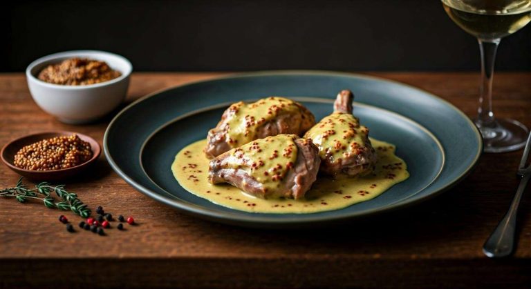 Recette de lapin à la moutarde à l'ancienne