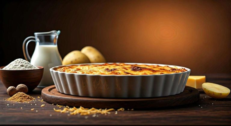 Gratin de pommes de terre à la béchamel : recette facile et gourmande