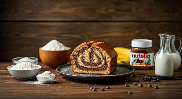 Gâteau Banane Nutella : recette Gourmande et Facile