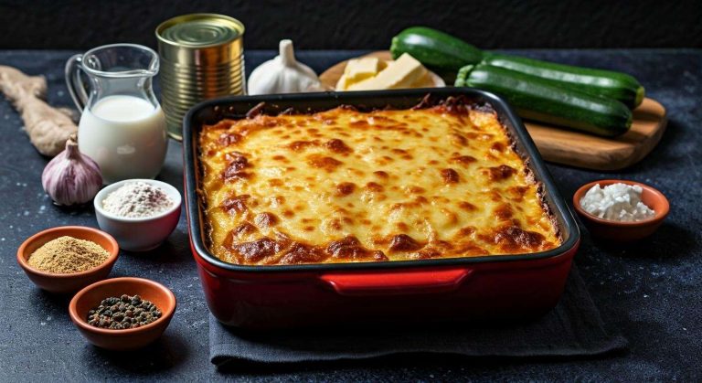 Gratin de courgettes à la béchamel : recette savoureuse et facile