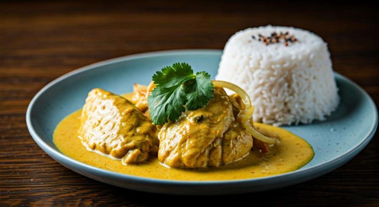 Poulet au curry et lait de coco : la recette facile
