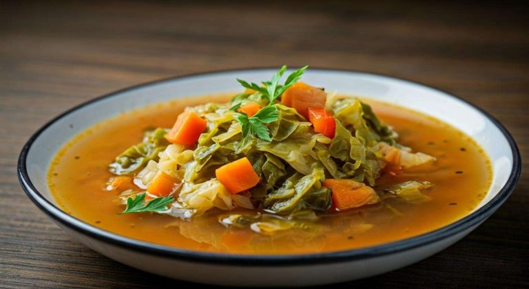 Soupe brule graisse au chou : recette minceur