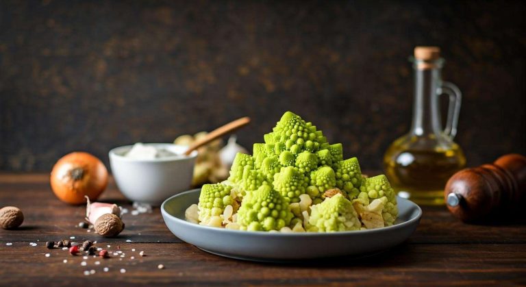 Poêlée de chou Romanesco à la crème : recette savoureuse