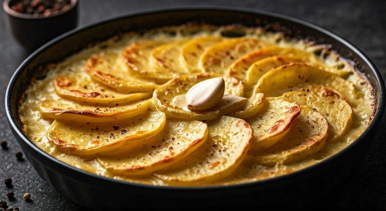 Gratin dauphinois crémeux : recette savoureuse
