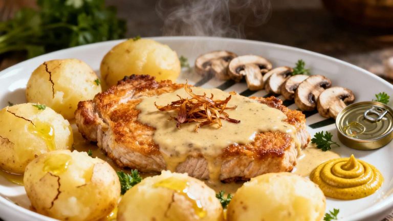 Côtes de porc à la crème au Cookeo : recette facile et savoureuse