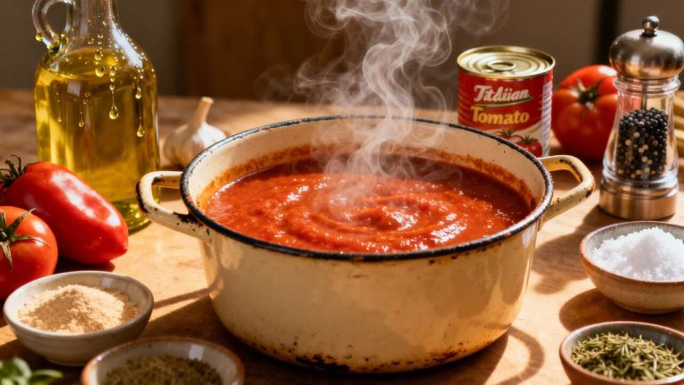 Recette de sauce tomate italienne maison