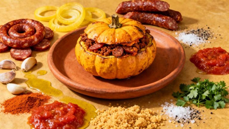 Recette de pâtisson au chorizo : délice épicé
