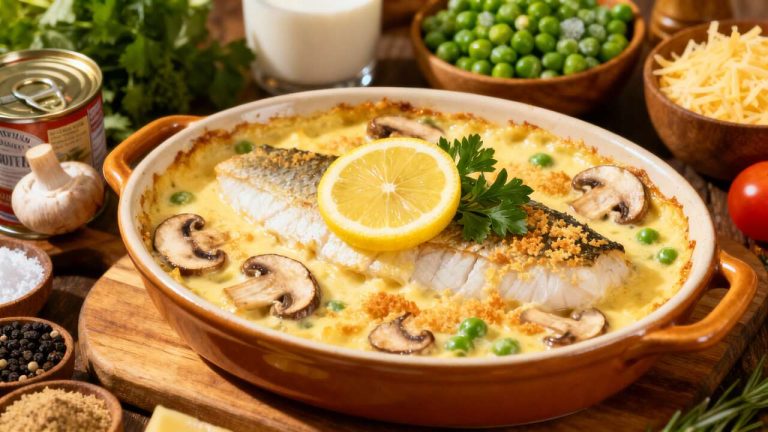 Gratin de poisson savoureux : recette facile et gourmande