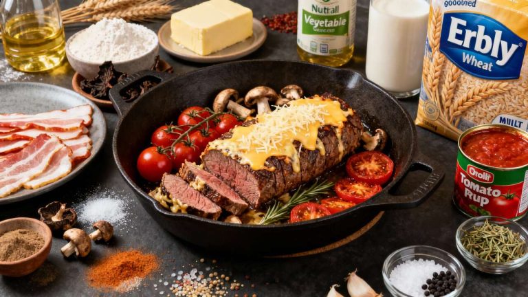 Filet mignon Orloff : boeuf, tomates et blé