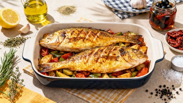 Filets de bar grillé au four : recette facile et savoureuse
