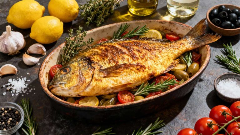 Daurade royale au four : recette savoureuse et facile