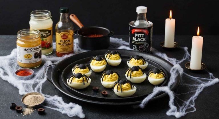Oeufs d’araignée pour Halloween : recette originale