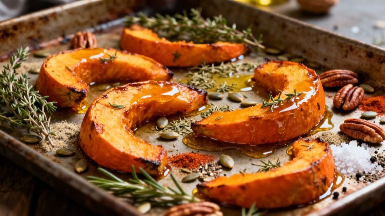 Potimarron rôti au four : recette facile et savoureuse