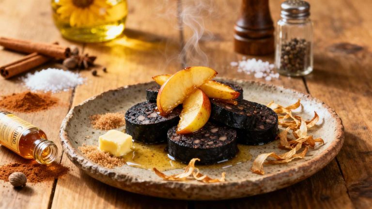 Boudin noir aux pommes : recette gourmande et facile