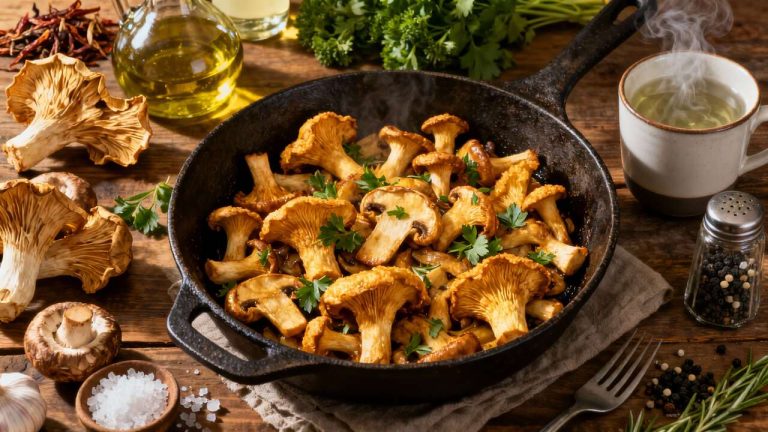Pleurotes sautées : recette facile et savoureuse