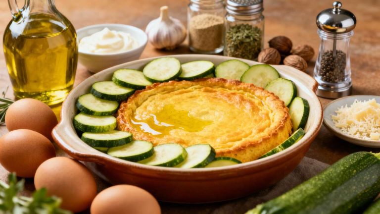 Flan aux courgettes : recette facile et rapide